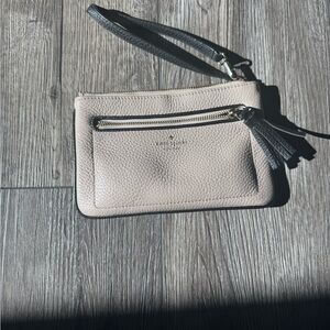Women’s Kate Spade Taupe Wristlet Clutch